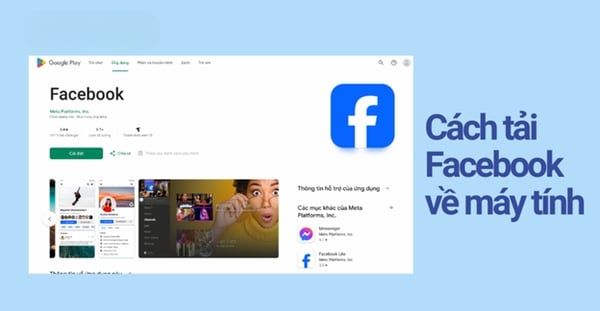 Cách tải Facebook về máy tính Windows, Macbook nhanh, miễn phí