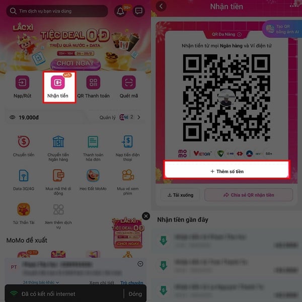 tạo mã qr momo thanh toán cho cửa hàng