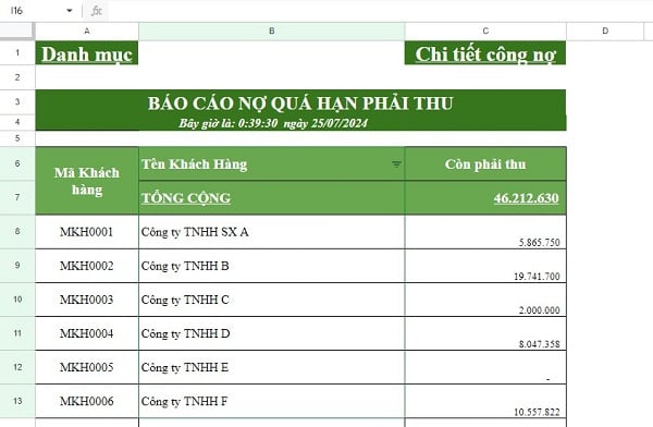 mẫu công nợ