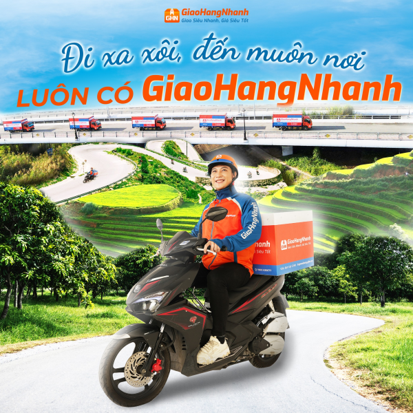 Với hệ thống bưu cục rộng lớn, trải dài khắp cả nước, Giao Hàng Nhanh giúp shop vận chuyển đến tay người mua an toàn và nhanh chóng.