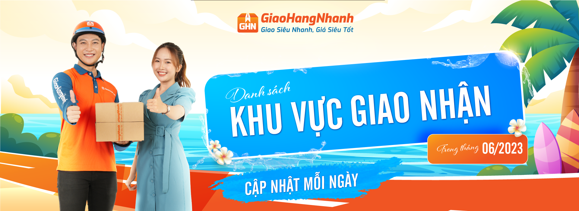 GHN Liên Tục Cập Nhật Danh Sách Khu Vực Giao Nhận