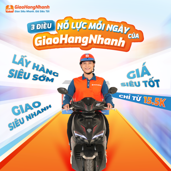Dịch vụ giao hàng chuyên nghiệp, tiết kiệm chi phí của GHN