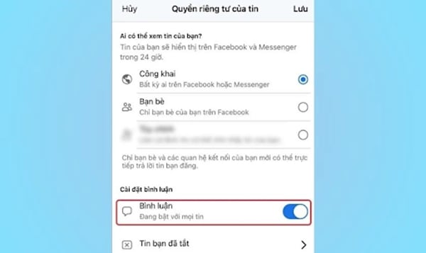 Hướng dẫn shop cách tắt - ẩn bình luận trên Facebook chi tiết