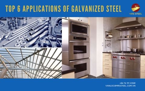 What are the applications of galvanized steel