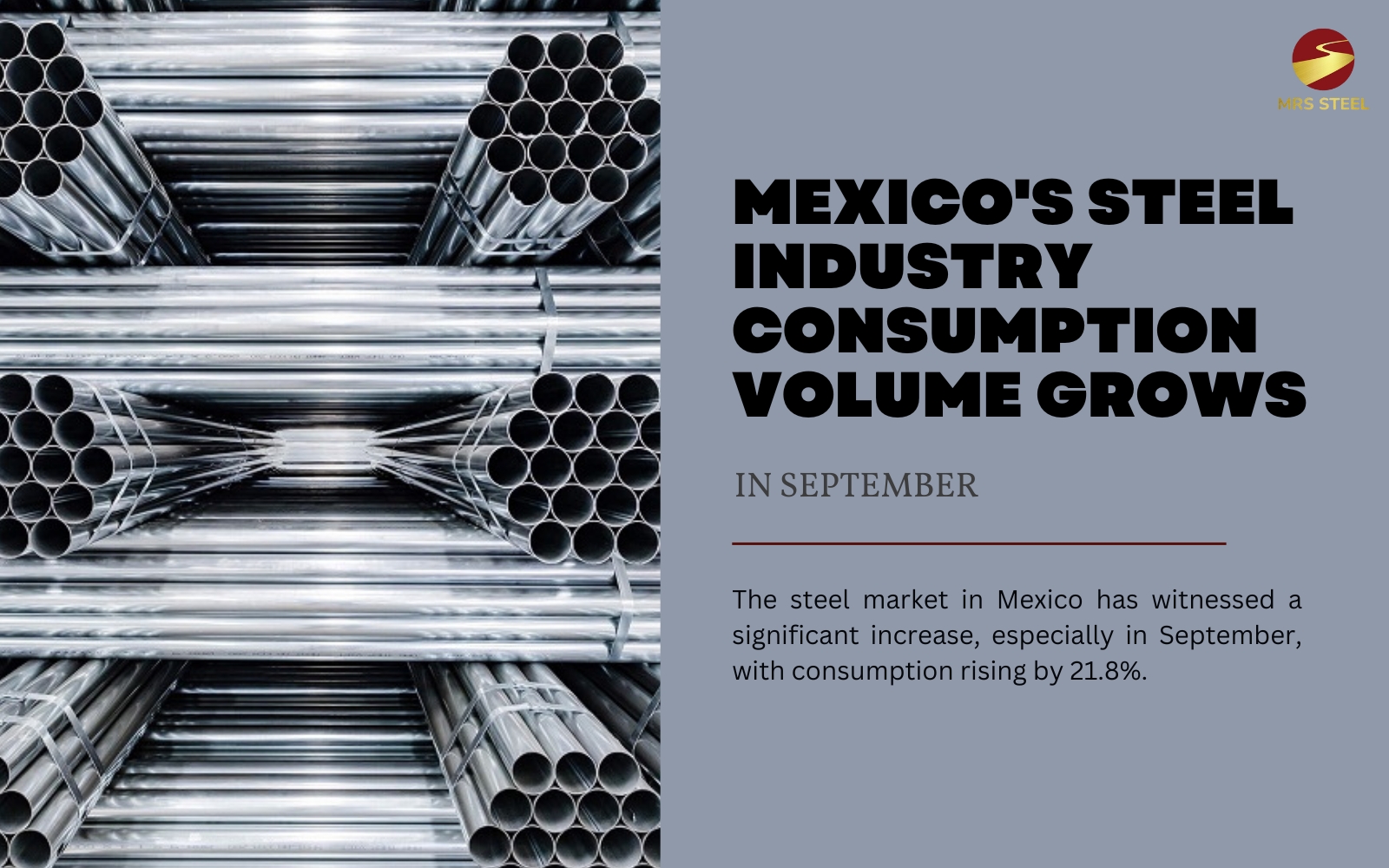 Mexico's Steel Consumption Volume Grows in September