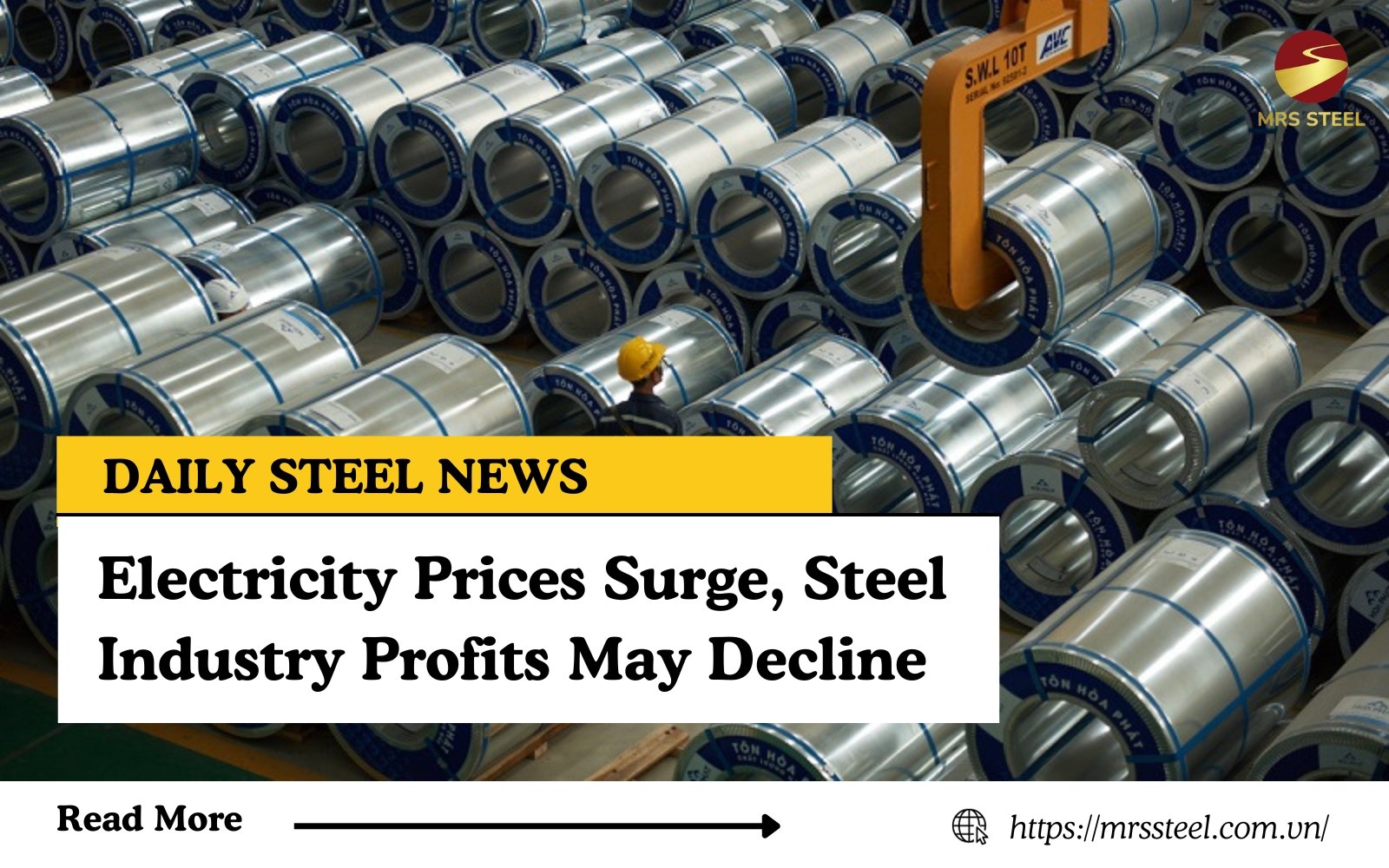 Electricity Prices Surge, Steel Industry Profits May Decline