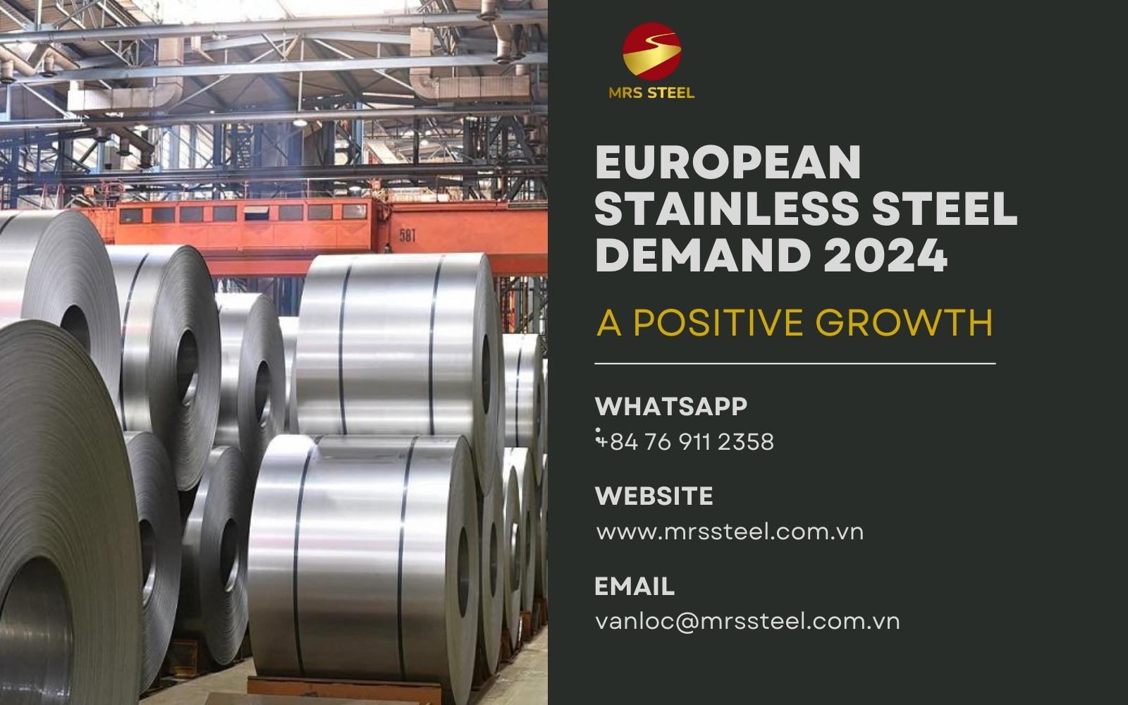 Europe’s stainless steel demand 2024 A positive growth MRS STEEL