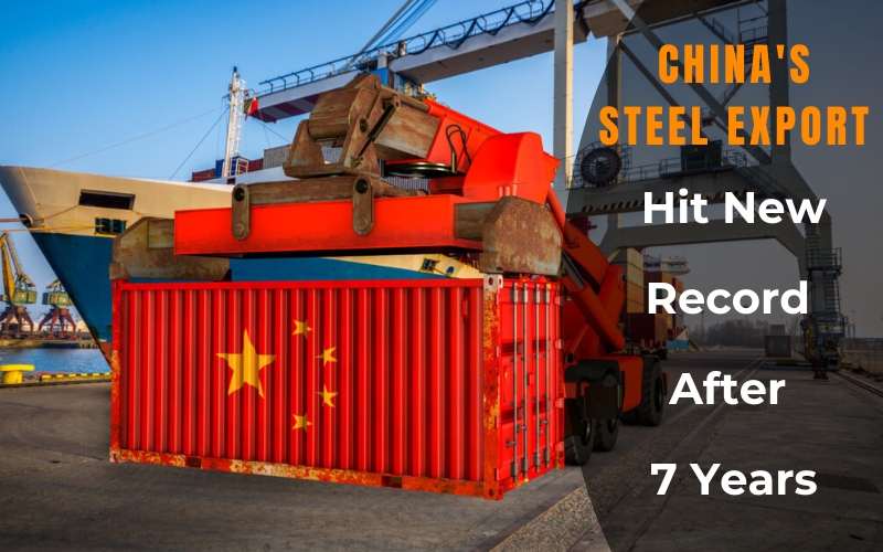 China's steel exports hit a new record after 7 years as domestic demand slumps