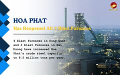 Hoa Phat Has Reopened All 7 Blast Furnaces