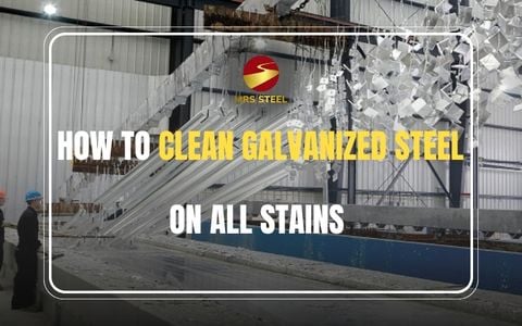 How to clean galvanized steel on all stains