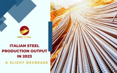 Italian steel production output in 2023: a slight decrease