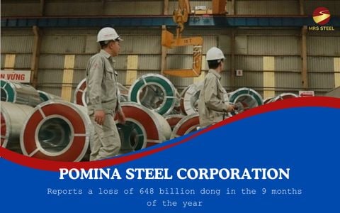 Pomina Steel Corporation Reports a Loss of 648 Billion Dong in the 9 Months of the Year