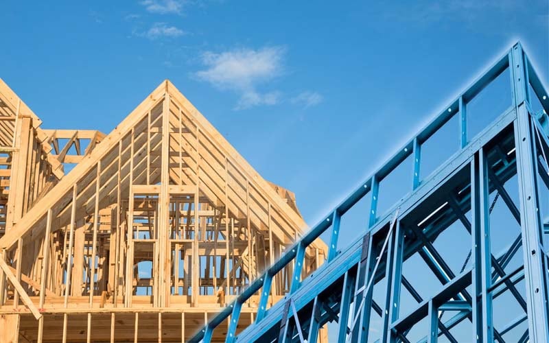 Steel Frame Homes Vs Wood Frame Construction Cost Comparison 