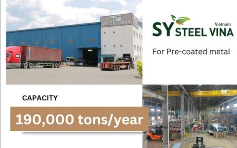 SY Steel Vina – Great solution for Pre-coated metal