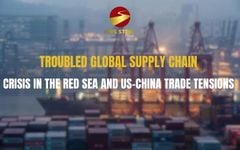 The global supply chain is again stressed due to the crisis in the Red Sea and US-China trade tensions