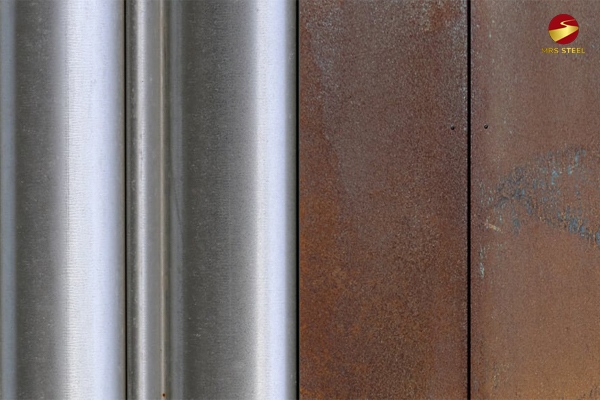 Stainless steel provides superior corrosion resistance versus to galvanized steel