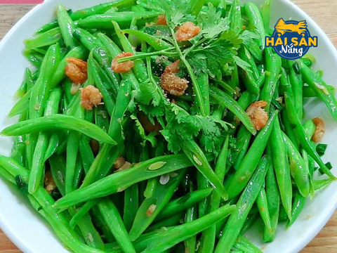Cách làm Đậu que xào tôm khô khó cưỡng cho cả nhà