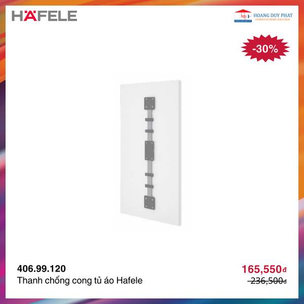 Thanh chống cong tủ áo Hafele 406.99.120