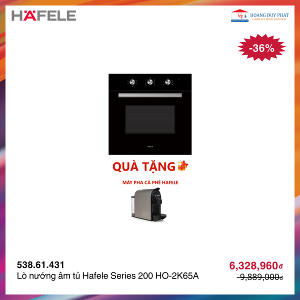 Lò nướng âm tủ Hafele Series 200 HO-2K65A 538.61.431