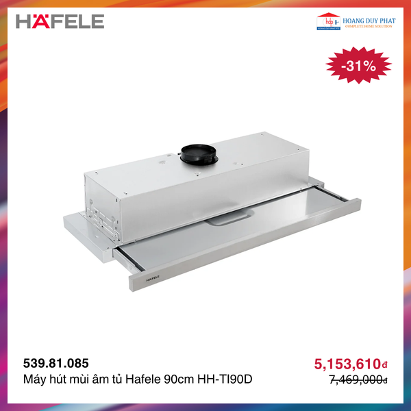 Máy hút mùi Hafele âm tủ 90cm HH-TI90D 539.81.085
