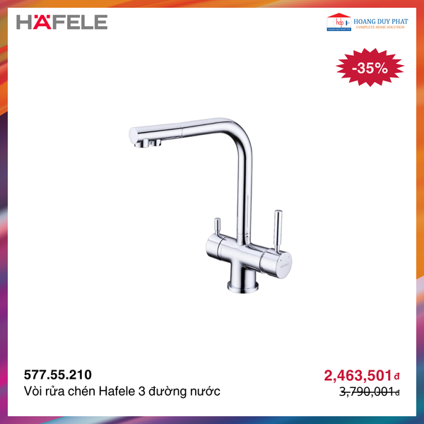 Vòi rửa chén Hafele HT21-CH2F271 577.55.210