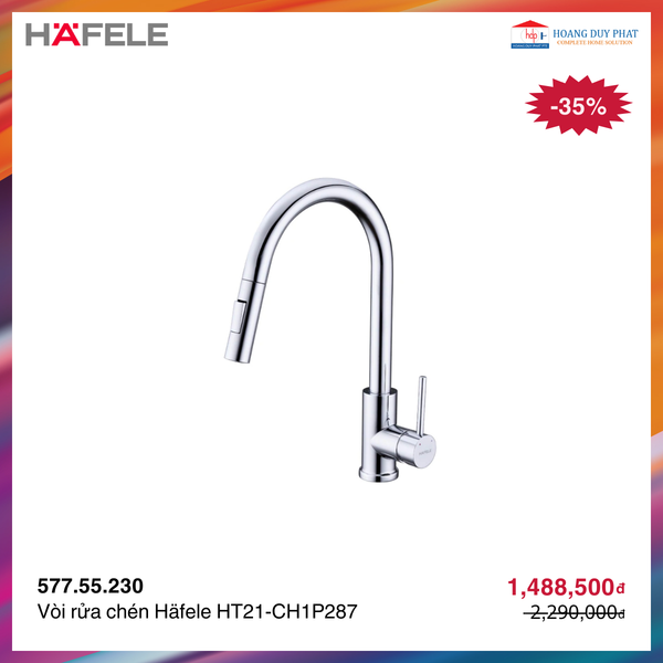 Vòi rửa chén Häfele HT21-CH1P287 577.55.230