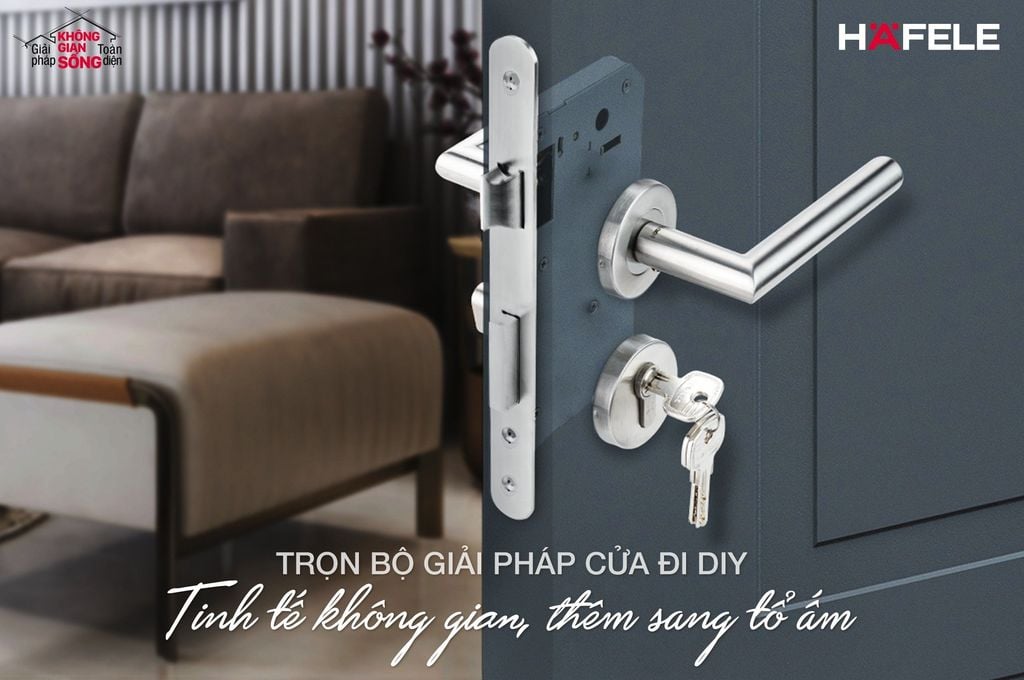 Ưu điểm nổi bật của khóa tay gạt Hafele