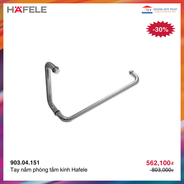 Tay nắm phòng tắm kính Hafele 903.04.151