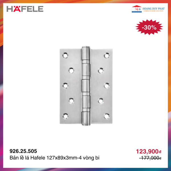 Bản lề lá 127x89x3mm-4 vòng bi 926.25.505