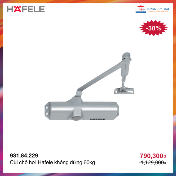 Cùi chỏ hơi Hafele không dừng 60kg 931.84.229