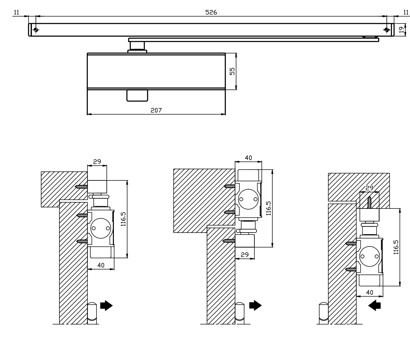 bản vẽ kỹ thuật cùi chỏ hafele DCL 21