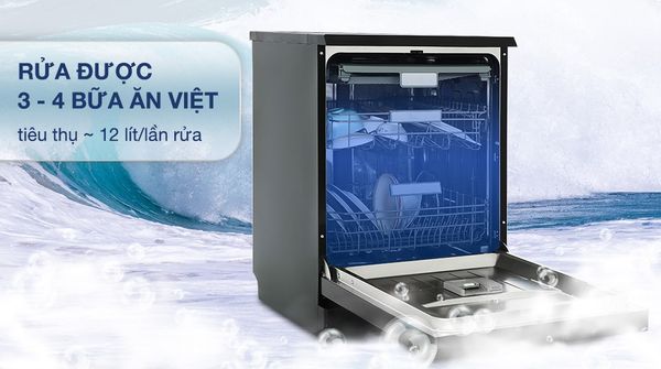 Máy rửa chén Hafele HDW-F60EB cũng đạt tiêu chuẩn tiết kiệm năng lượng A++ (châu Âu)