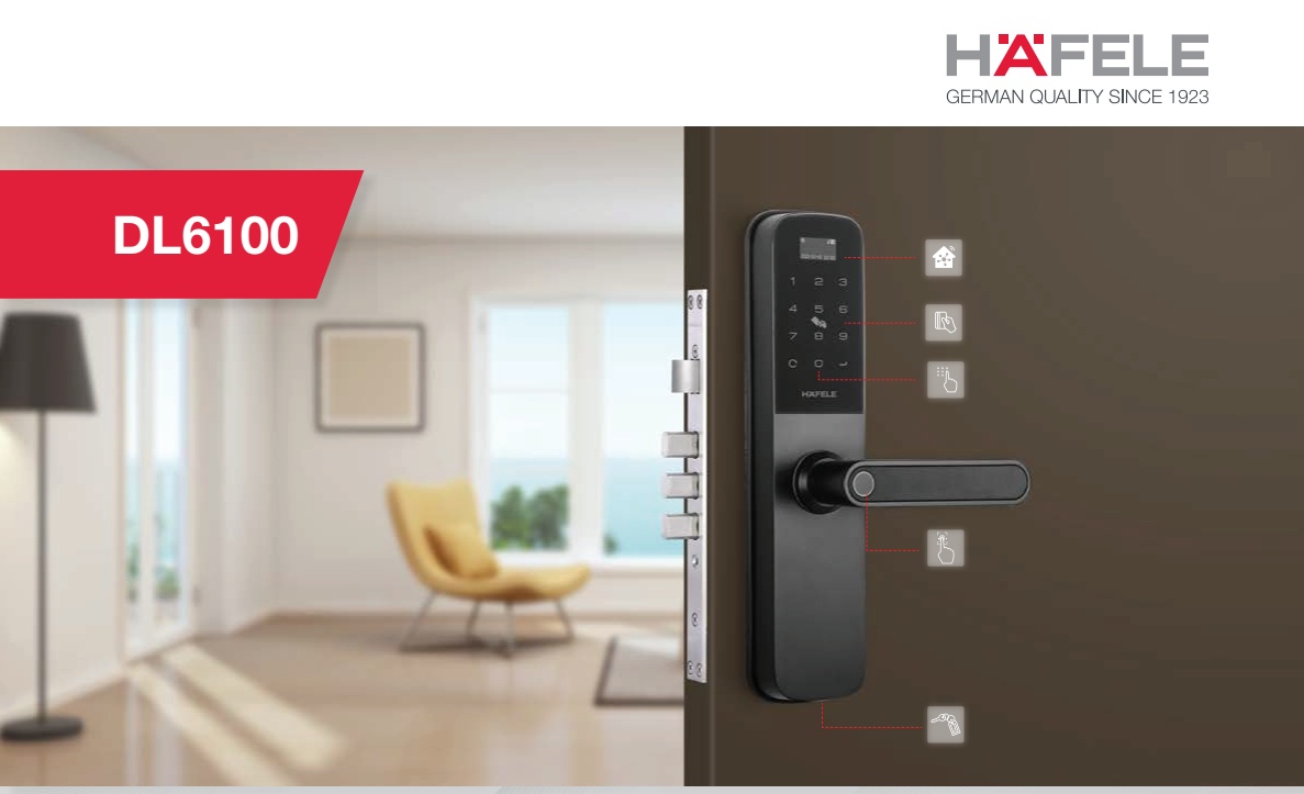 khoá điện tử hafele dl6100