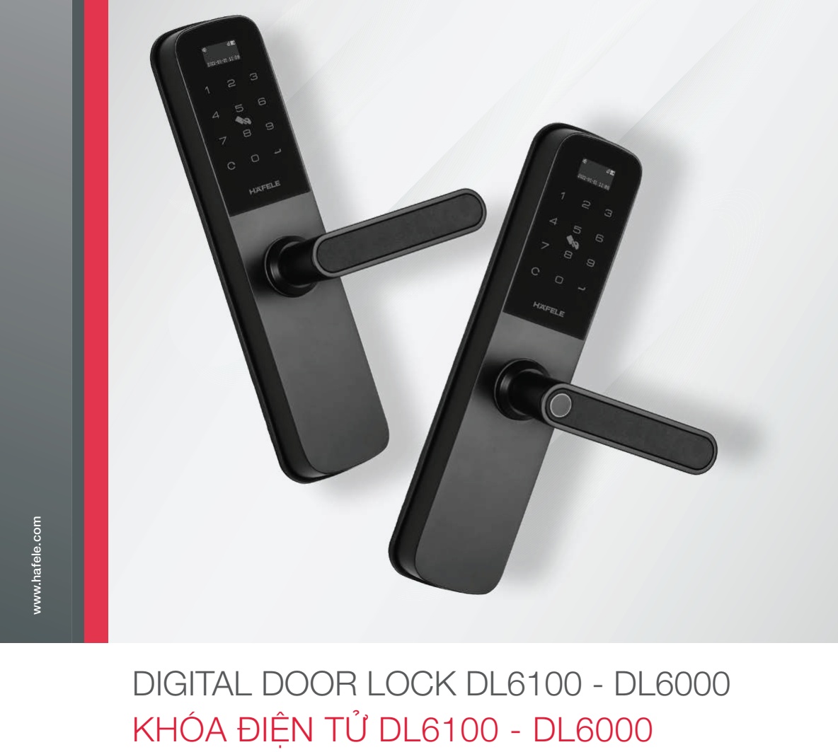 khoá điện tử hafele dl6000 và dl6100