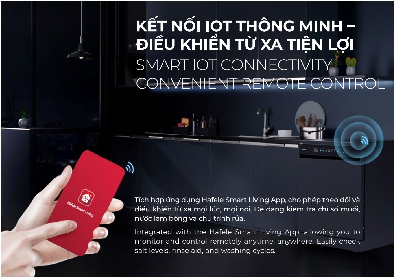công nghệ mới của Máy rửa chén độc lập Hafele HDW-F6072B 535.29.700