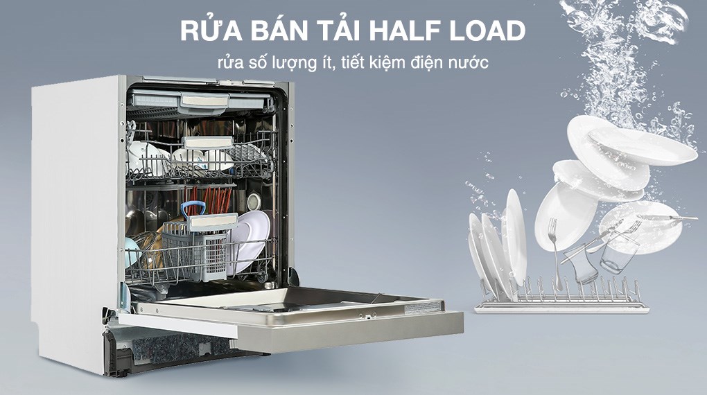Máy rửa chén âm bán phần Hafele HDW-HI60C 533.23.120