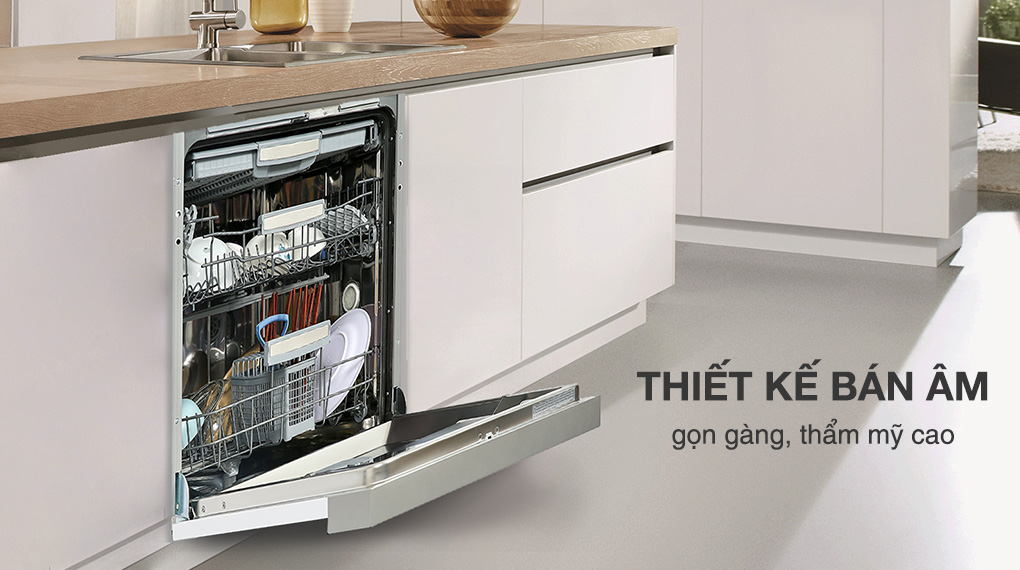 Máy rửa chén âm bán phần Hafele HDW-HI60C 533.23.120