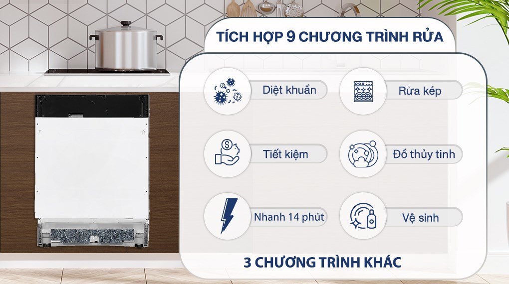 Máy rửa chén âm toàn phần Hafele HDW-FI60D 533.23.320