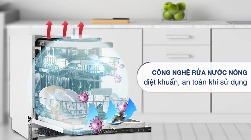 Máy rửa chén âm toàn phần Hafele HDW-FI60D 533.23.320