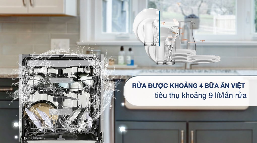 Máy rửa chén âm toàn phần Hafele HDW-FI60D 533.23.320