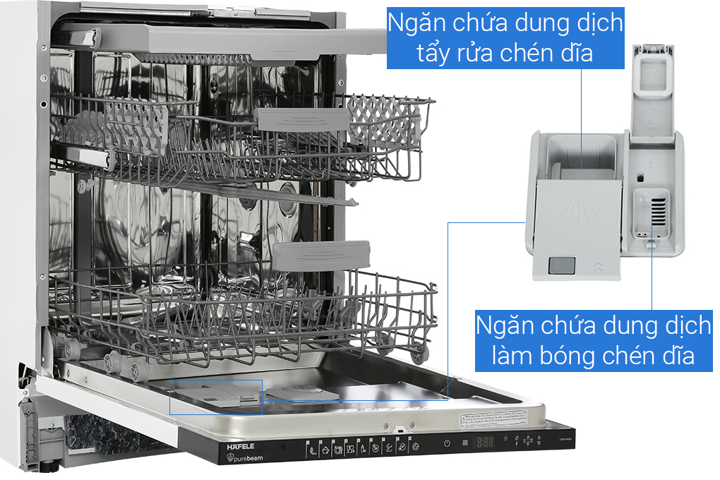 Máy rửa chén âm toàn phần Häfele HDW-FI60D 533.23.320