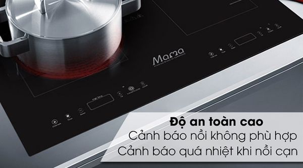 Bếp từ đảm bảo an toàn cho người dùng