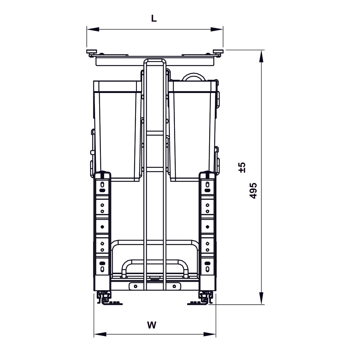 bản vẽ kỹ thuật RỔ GIA VỊ DAO THỚT NAN OVAN INOX 304 HAFELE OMERO MULTI