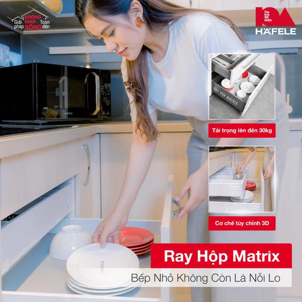 Ray Hộp Matrix - Bếp Nhỏ Không Còn Là Nỗi Lo