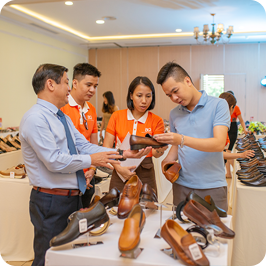 Giày BQ đồng hành cùng phát triển với khách hàng đối tác khu vực miền Bắc