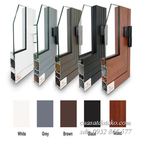 Top 5 màu cửa nhôm xingfa đẹp, phổ biến nhất