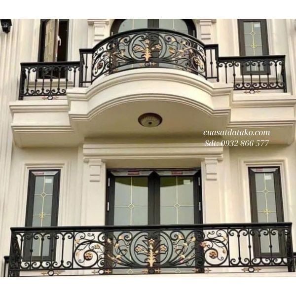 lan can sân thượng