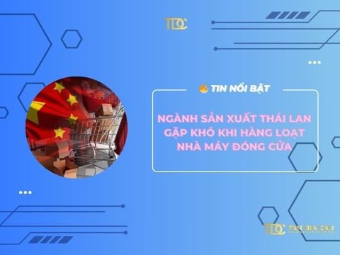 Ngành sản xuất Thái Lan gặp khó khi hàng loạt nhà máy đóng cửa