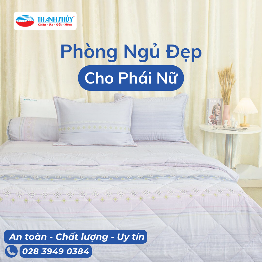 Mẫu Phòng Ngủ Đẹp, Dễ Thương Cho Phái Nữ