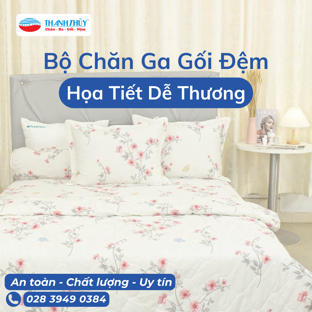 Top 5 Bộ Chăn Ga Gối Đệm Họa Tiết Dễ Thương Nhất Năm 2024